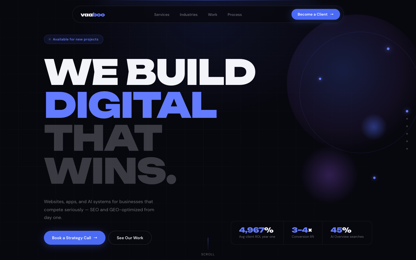 Example website we build